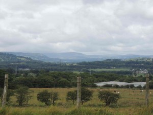 on the way into Burnley