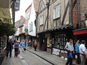 the Shambles: old street in York