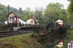 Churnet Valley Railway station, restored and part of a steam excursion line