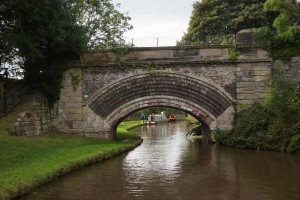 ornate bridge on Trent and Mersey canal