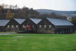 some of the many warehouses where millions of oak casks of whisky are stored for maturation