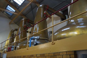 the stills at Aberlour distillery