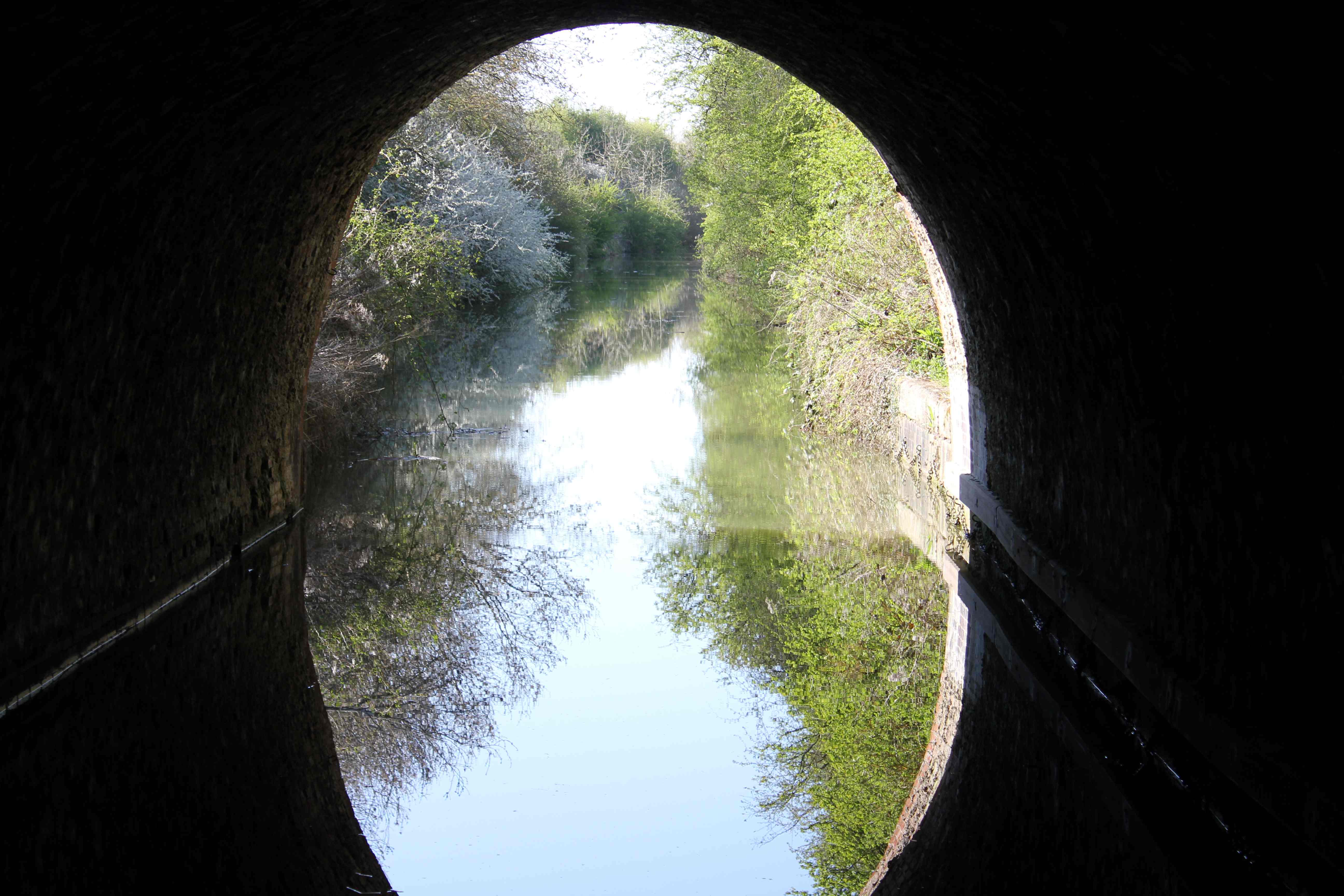 gorgeous view out the moth of Saddington tunnel