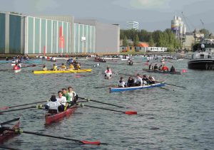 water traffic on Netherlands canals