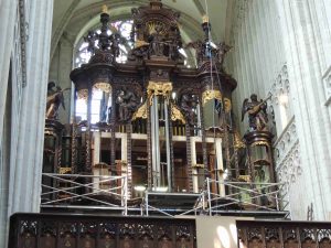 the organ under restoration
