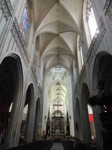 the cathedral interior